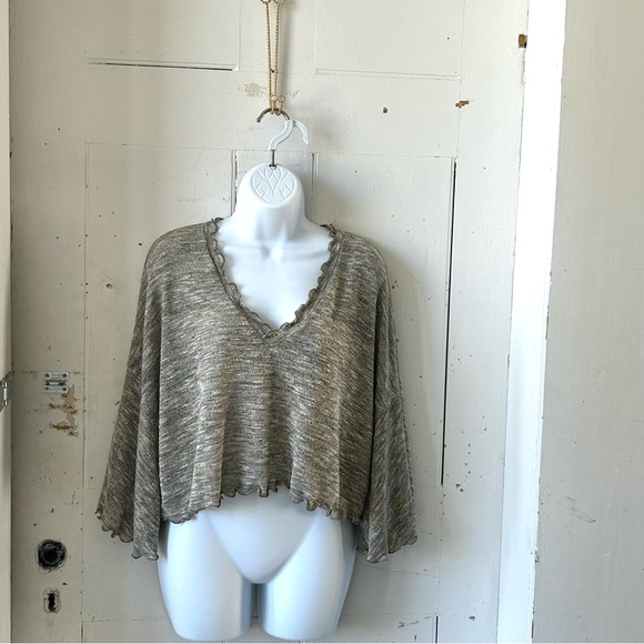 Altar'd State Thin Knit Cropped Sweater - Picture 3 of 13